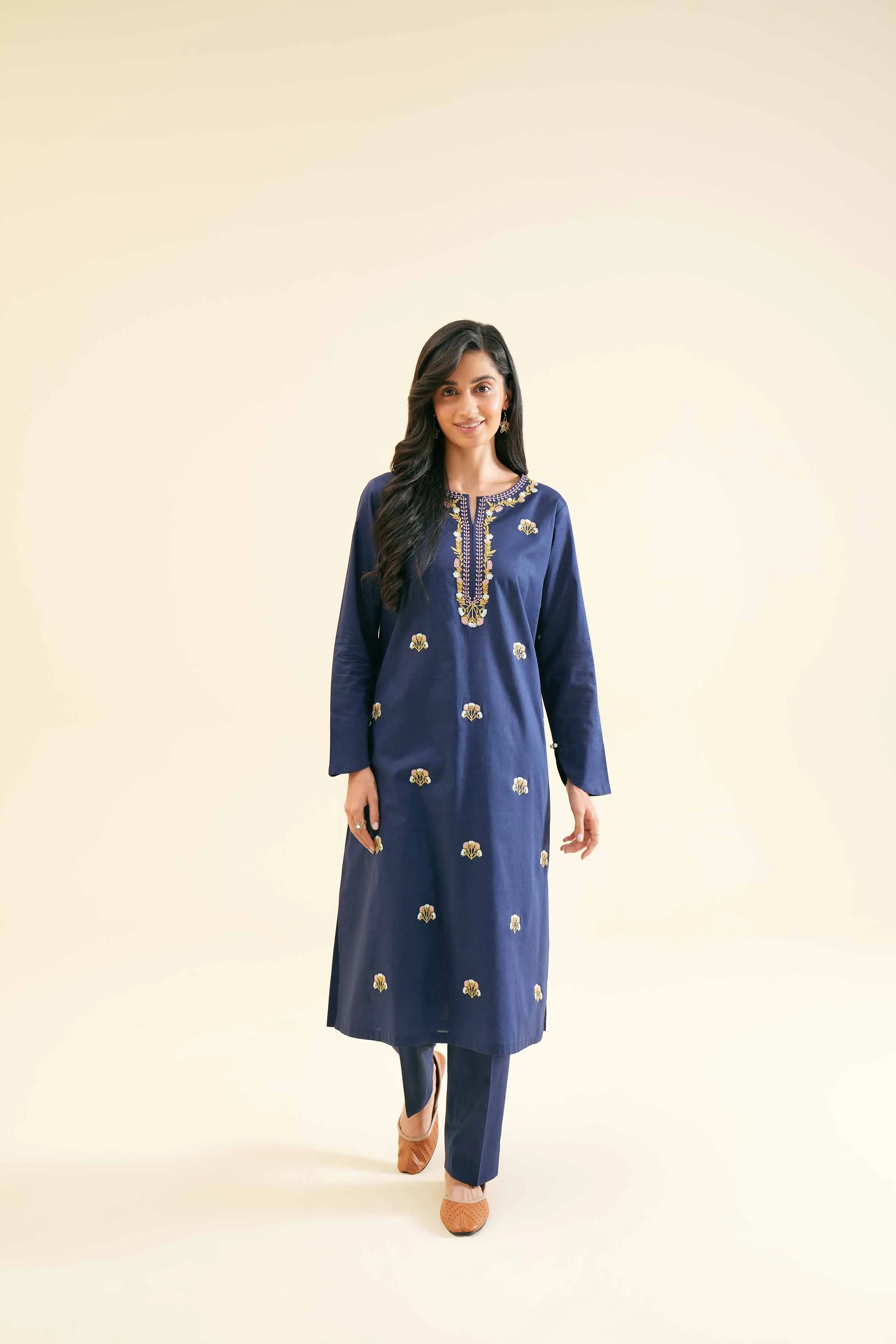 2 Piece - Embroidered Suit - PS24-110