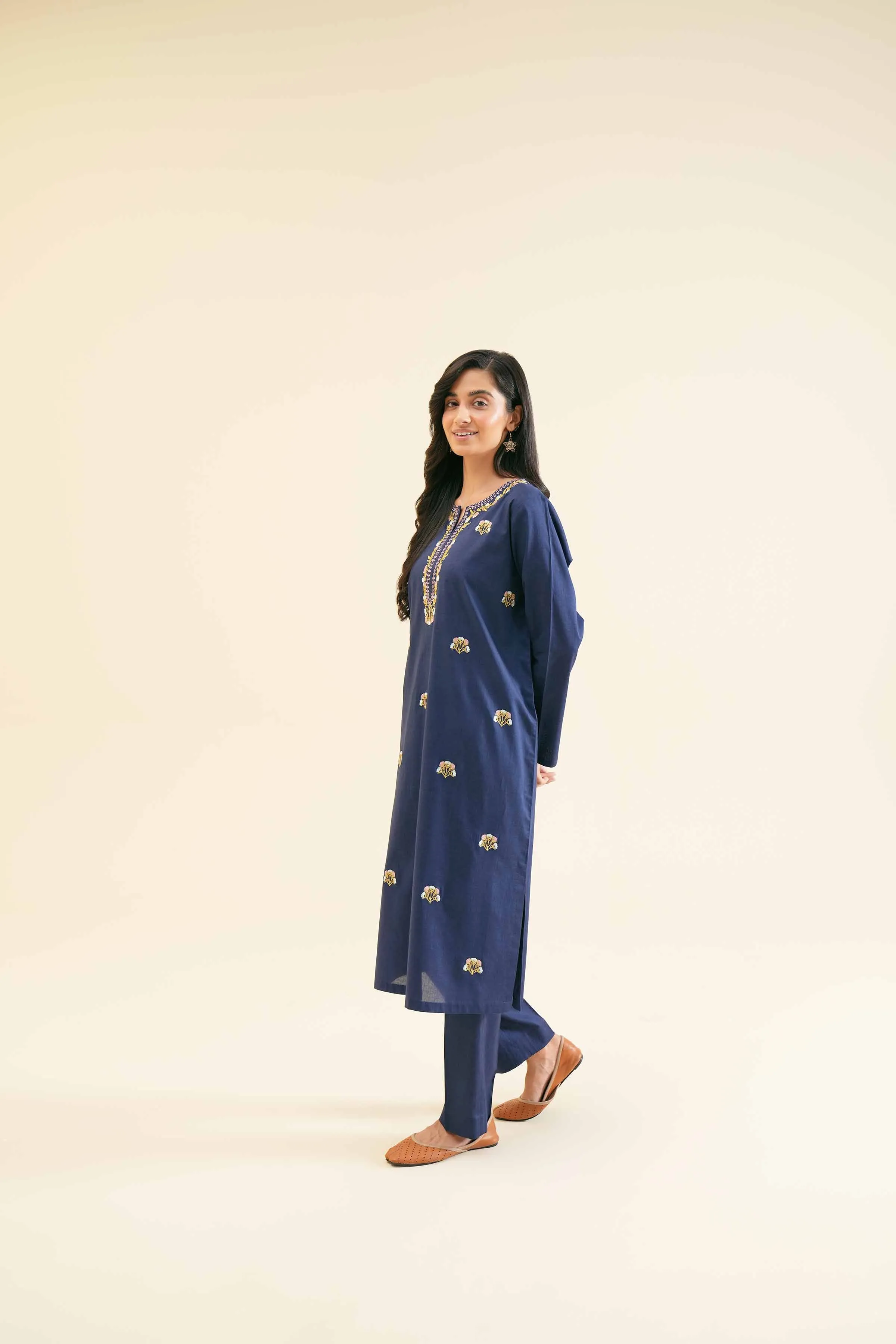 2 Piece - Embroidered Suit - PS24-110