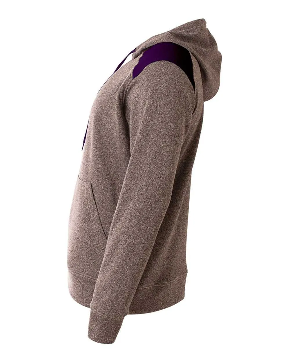 A4 N4093 Tourney Fleece Hoodie - Heather Purple