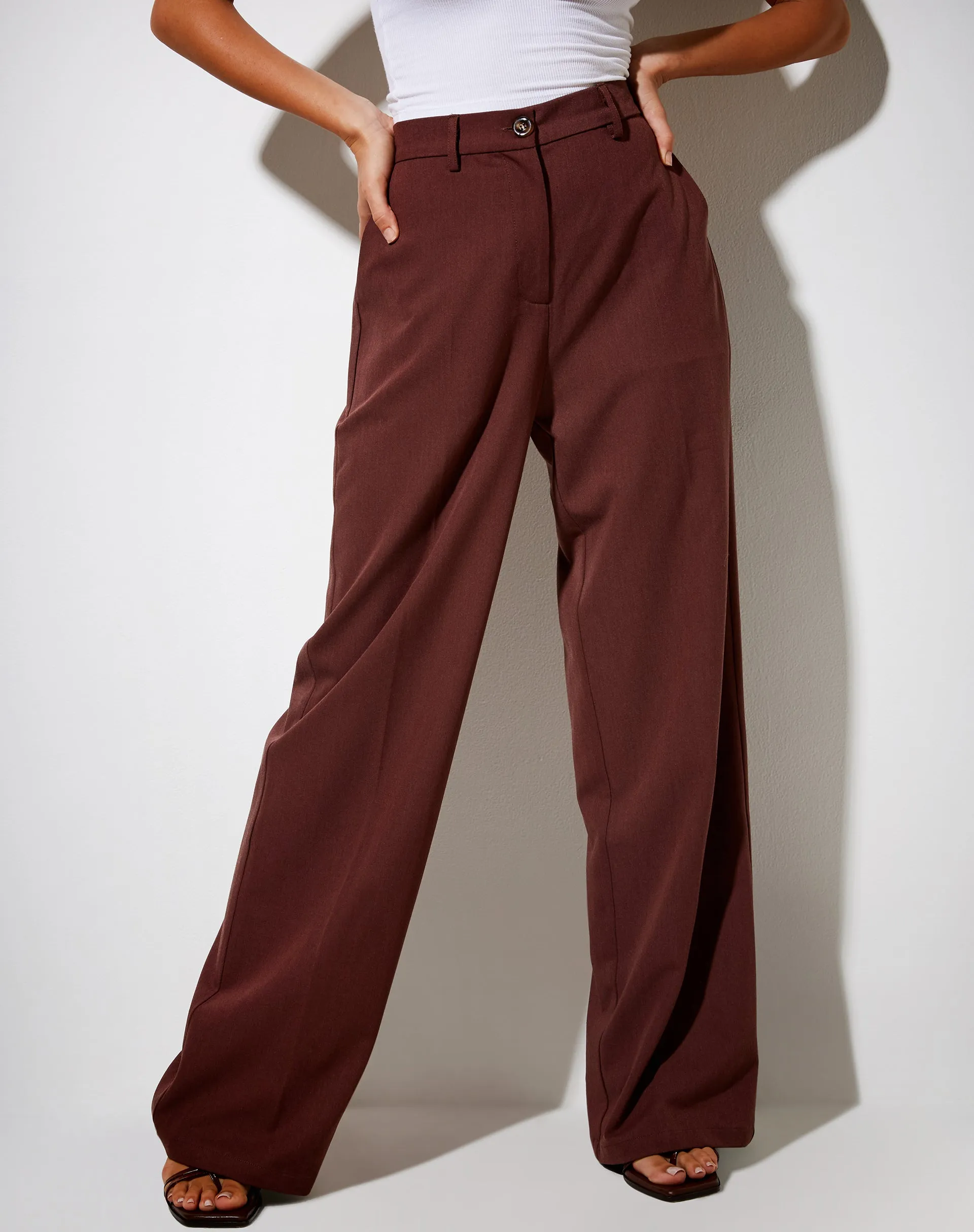 Abba Trouser in Cocoa