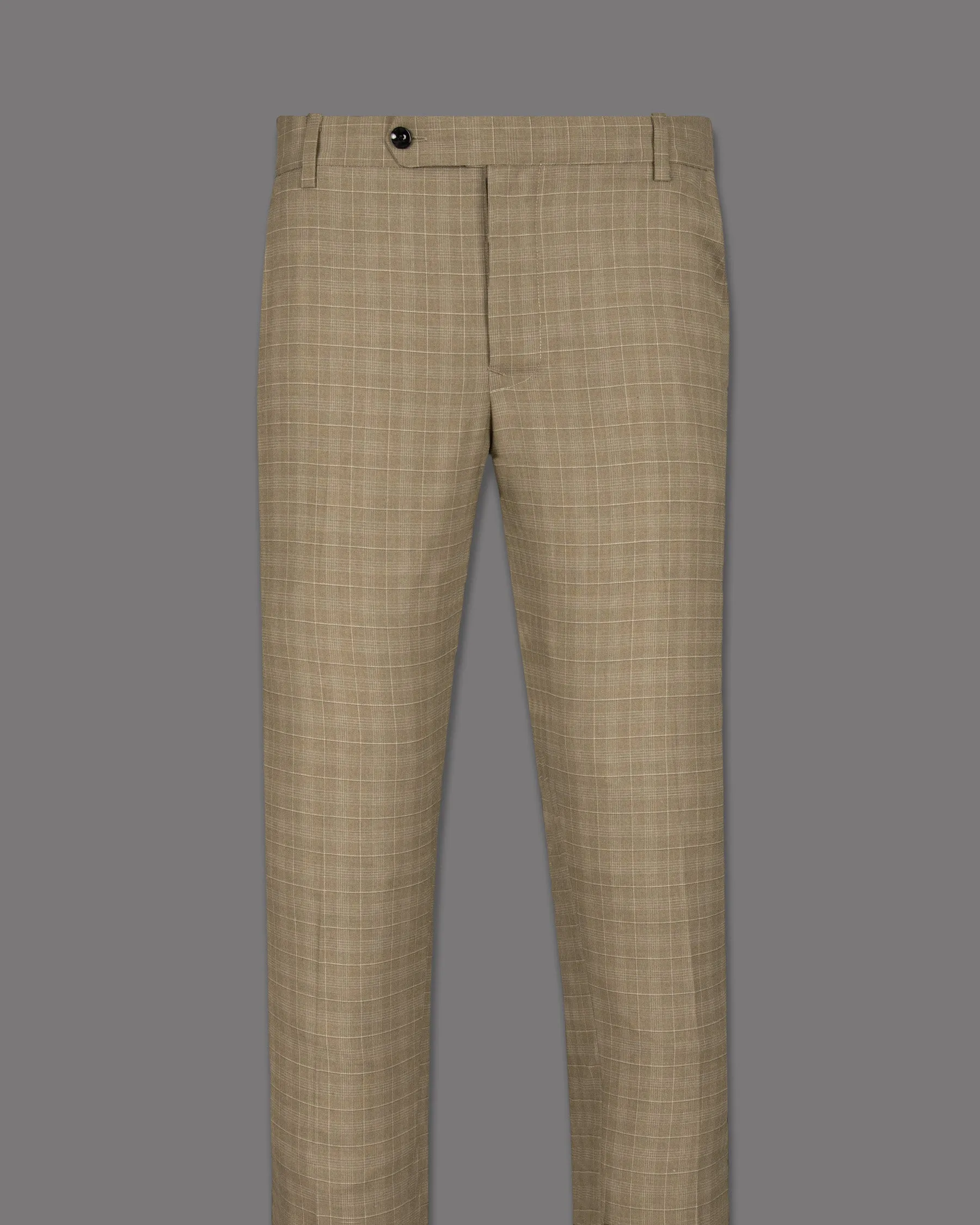 Arrowtown Brown Plaid Pant