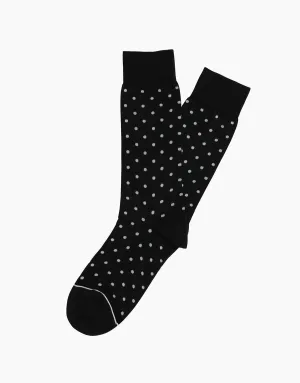 Black & White Polka Dot Socks