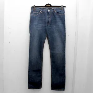 Blue Regular Fit Stonewash Jeans