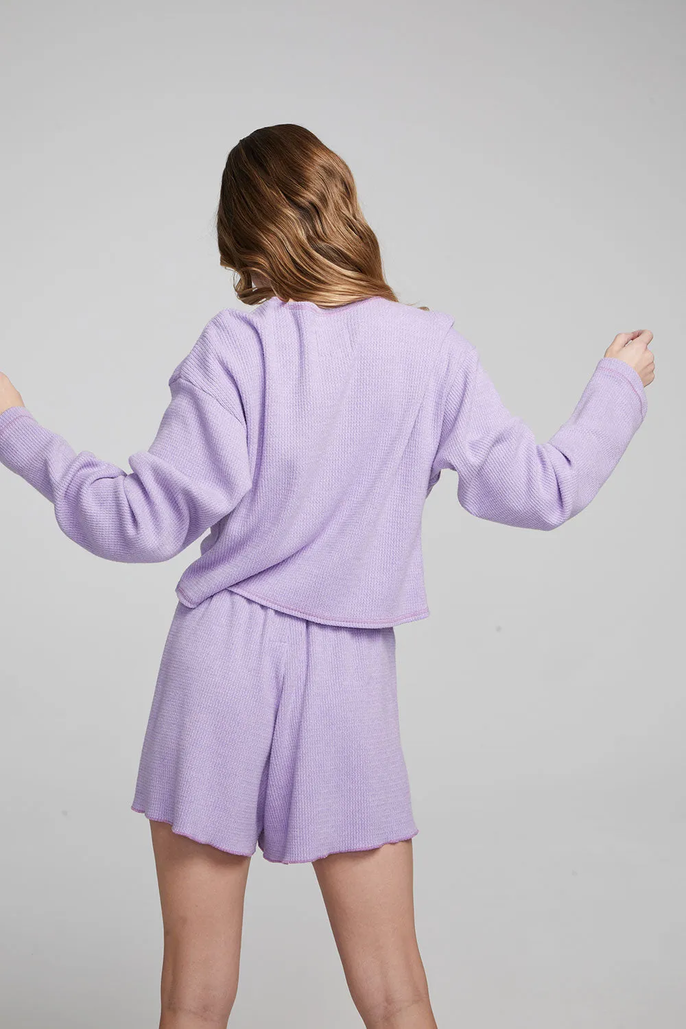 Briaa Digital Lavender Long Sleeve Tee