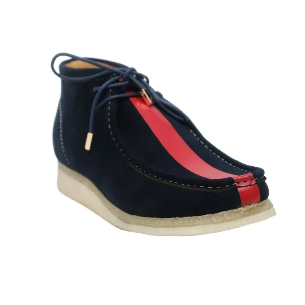 British Walkers Walker Stripe Men's Multi Color Wallabee Boots