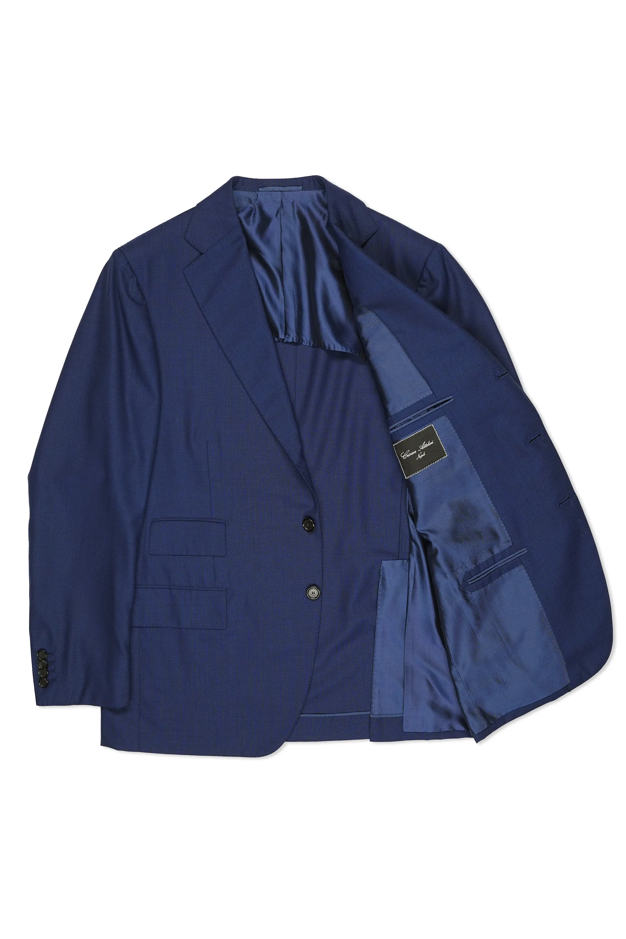 Cesare Attolini Blue Wool Cashmere Suit