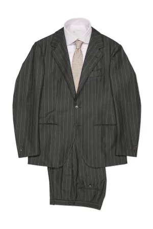 Ciccio Charcoal Chalkstripe Wool Suit