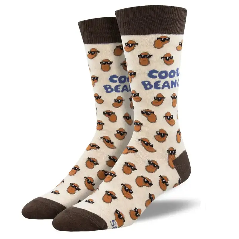 'Cool Beans' Men's Printed Socks