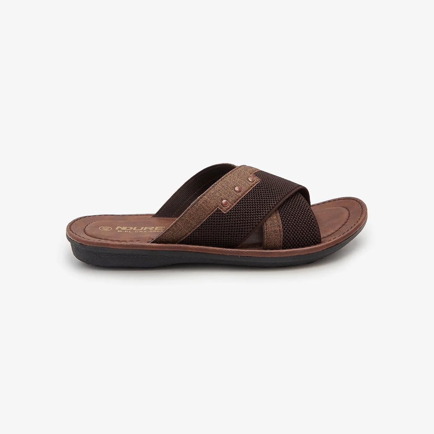 Criss Coss Textured Chappal