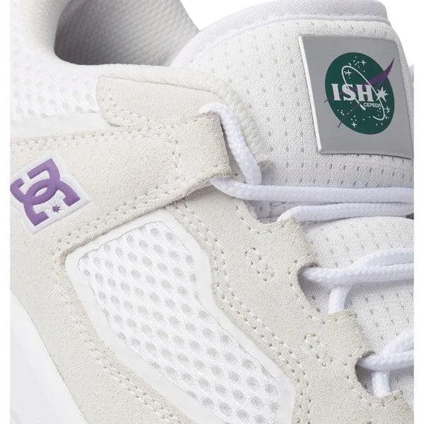 DC Shoes Metric S x Ish Cepeda Skate Shoe White - Purple