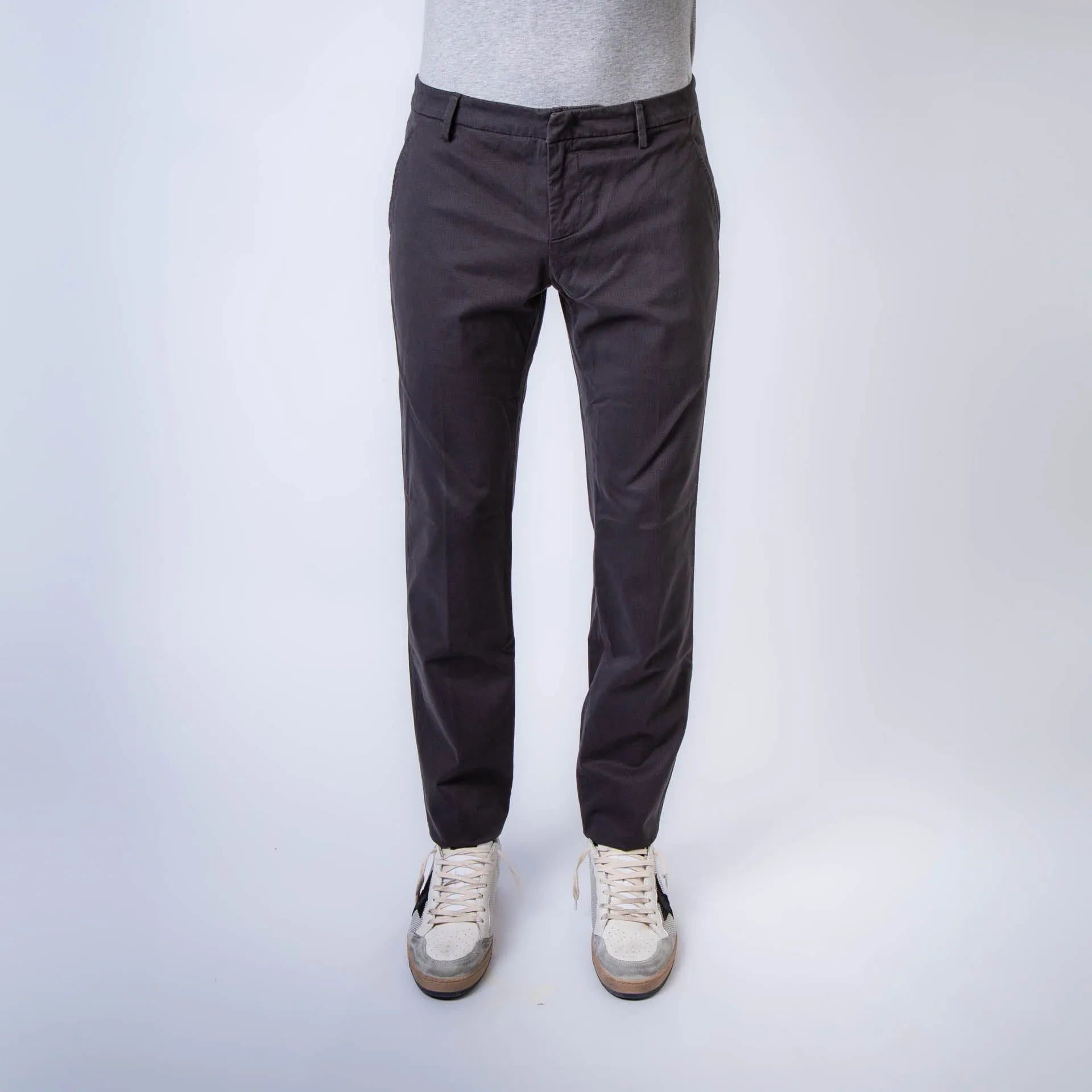 DONDUP TROUSERS UP166 FS0288 PTD 998 ASPHALT