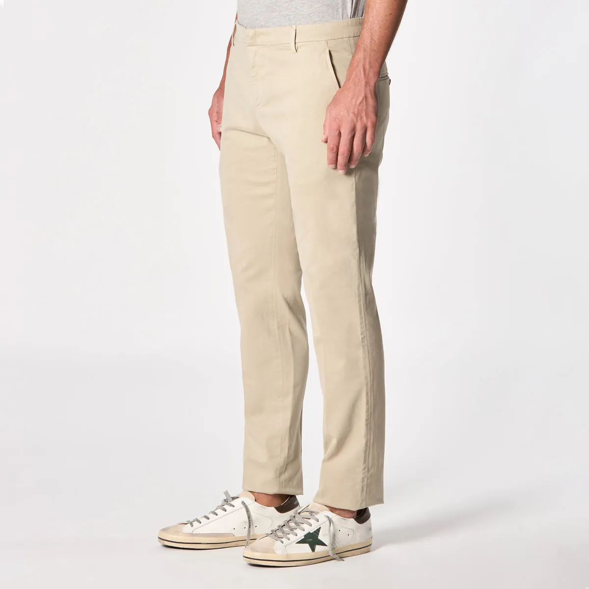 DONDUP TROUSERS UP166 GSE043 PTD 020 BEIGE