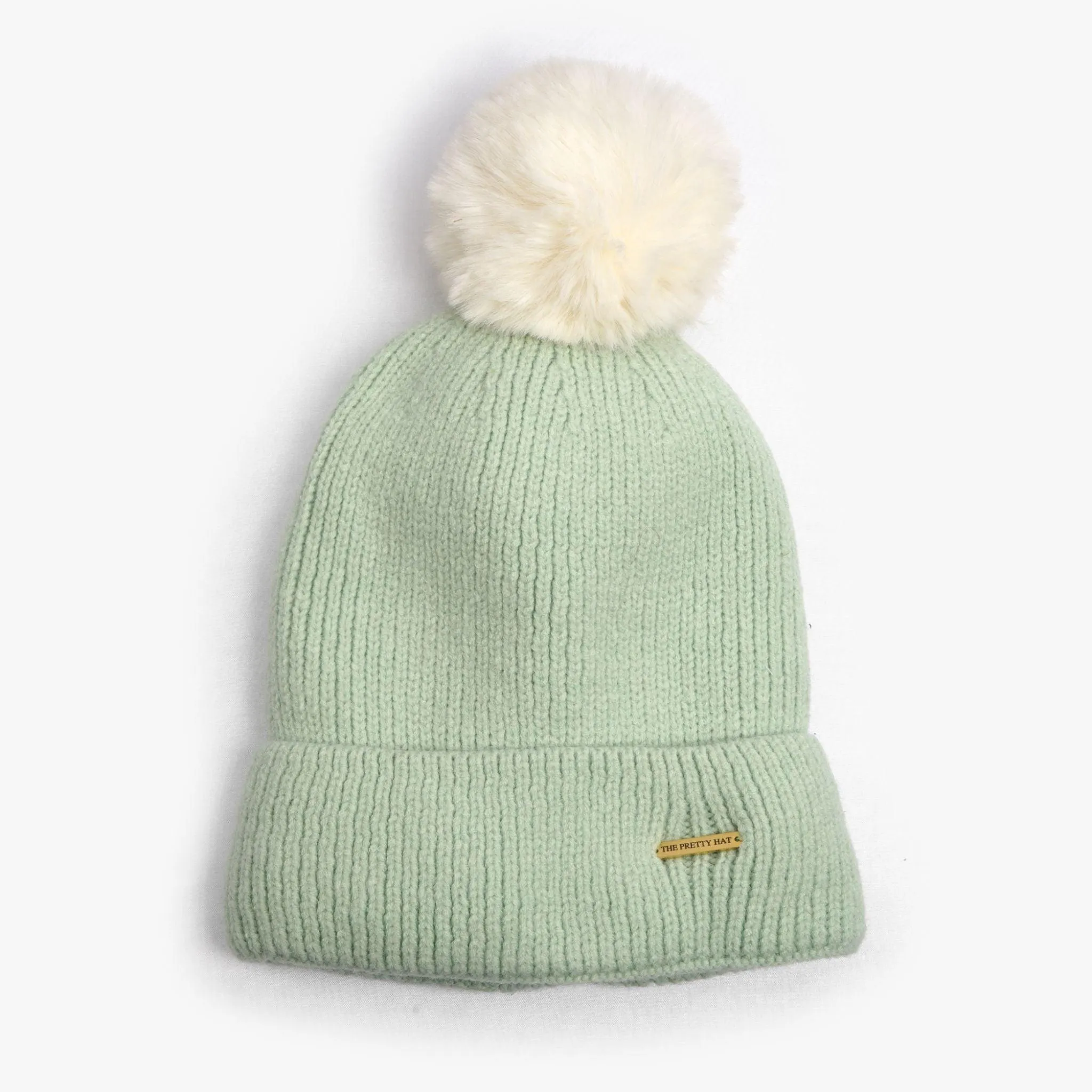 Fifi Fleece Lined Beanie - Mint Cream