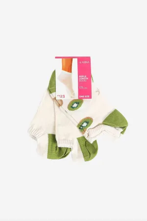 Fruits Ankle Socks - 3 Pairs