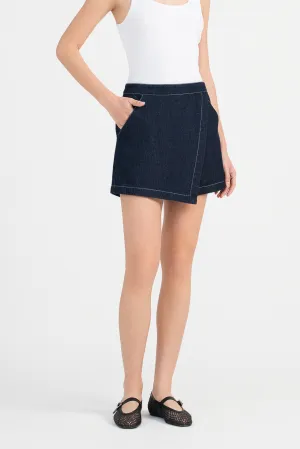 Jett Overlay Denim Skorts