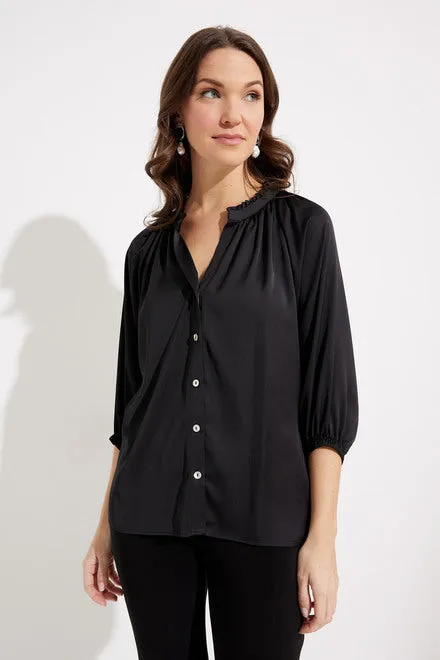 Joseph Ribkoff Ruffled Collar Blouse