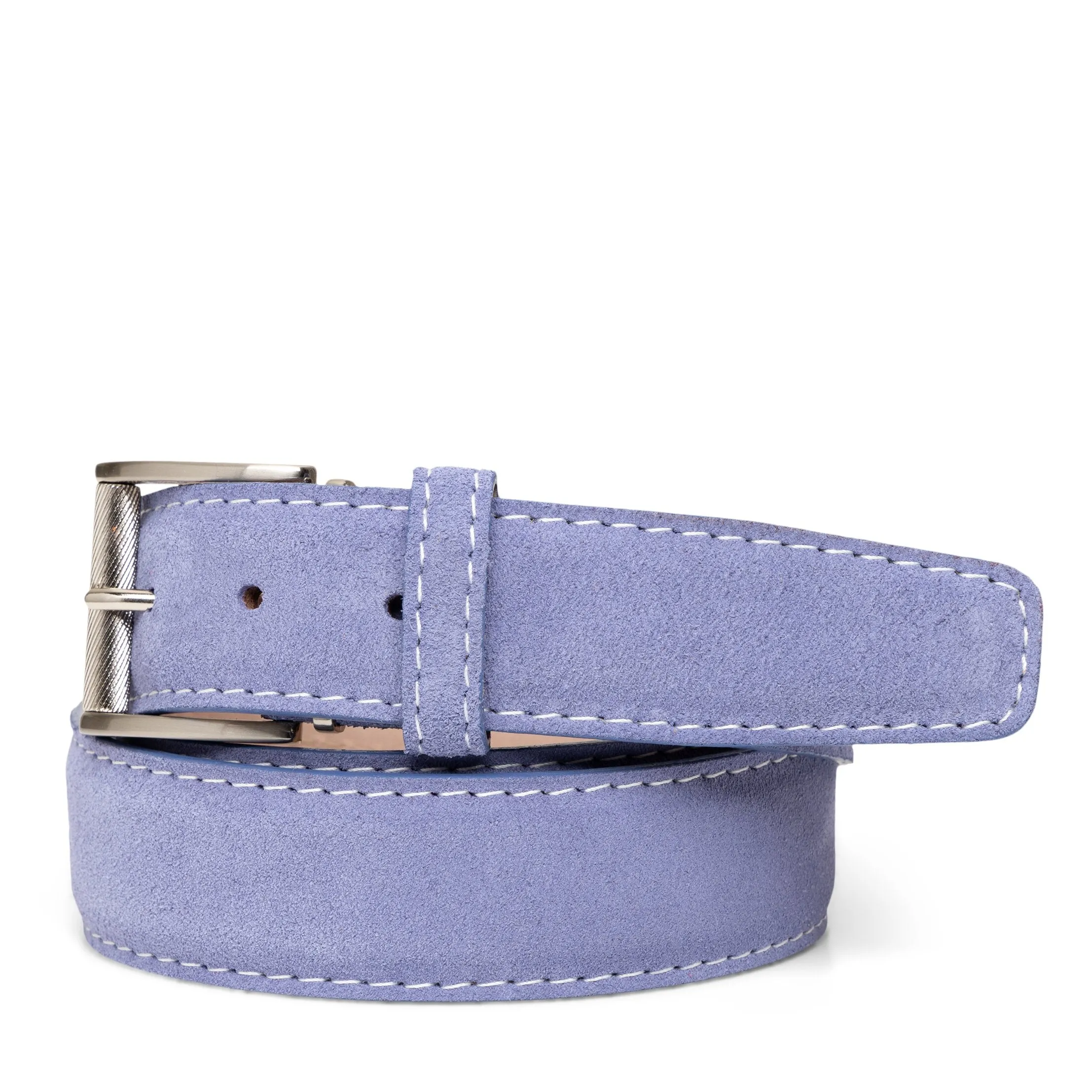 LEN Belt Italian Suede Periwinkle STK