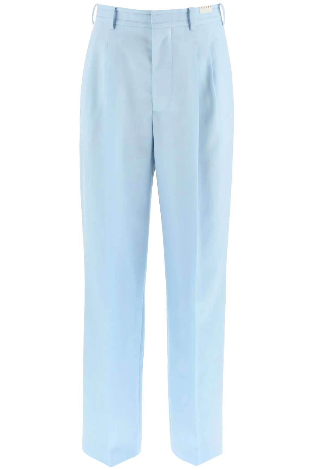 Marni double pleat wool trousers