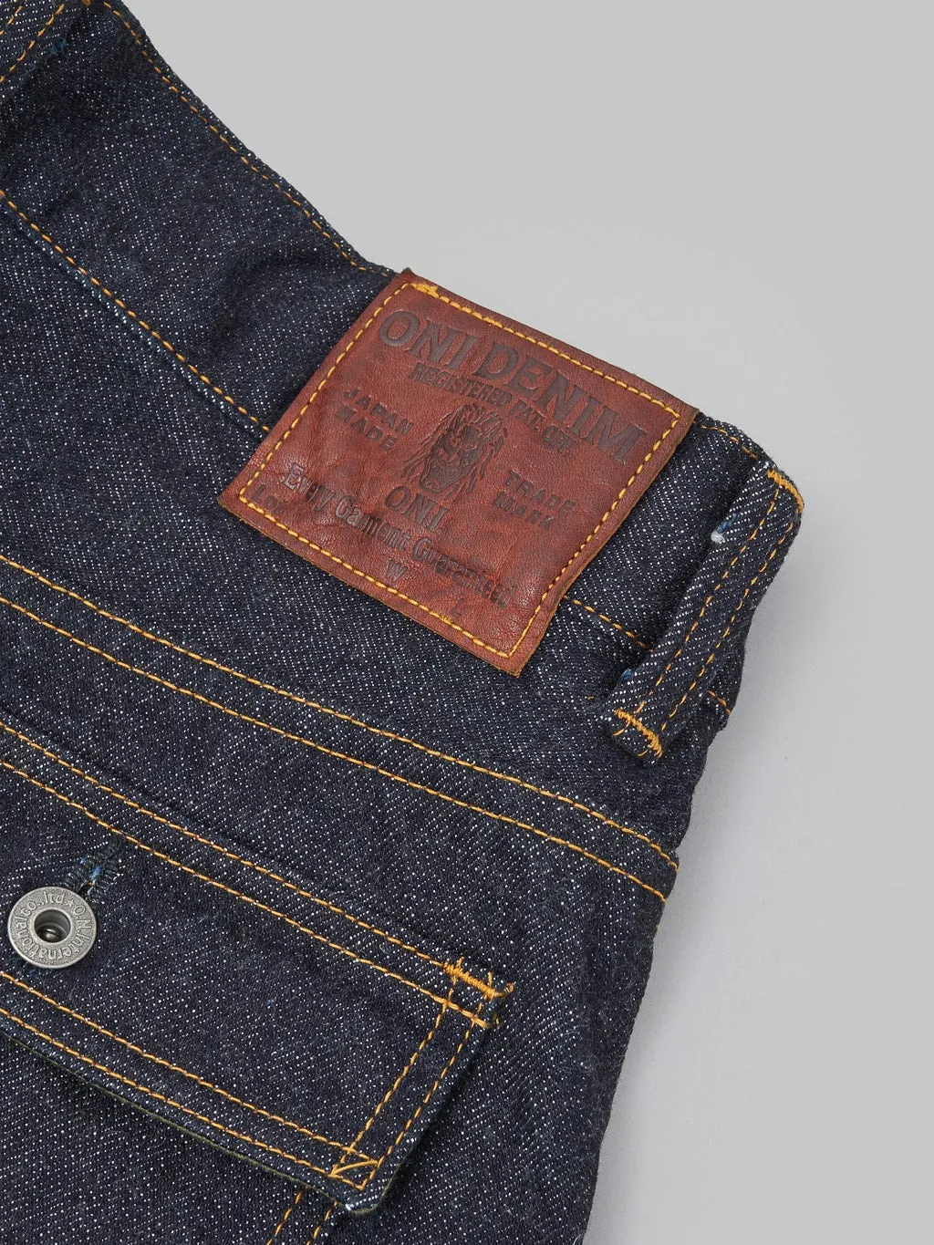 ONI Denim 107 "Low Tension Denim" 15oz Bush Pants