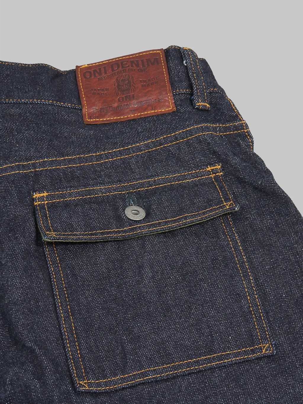 ONI Denim 107 "Low Tension Denim" 15oz Bush Pants