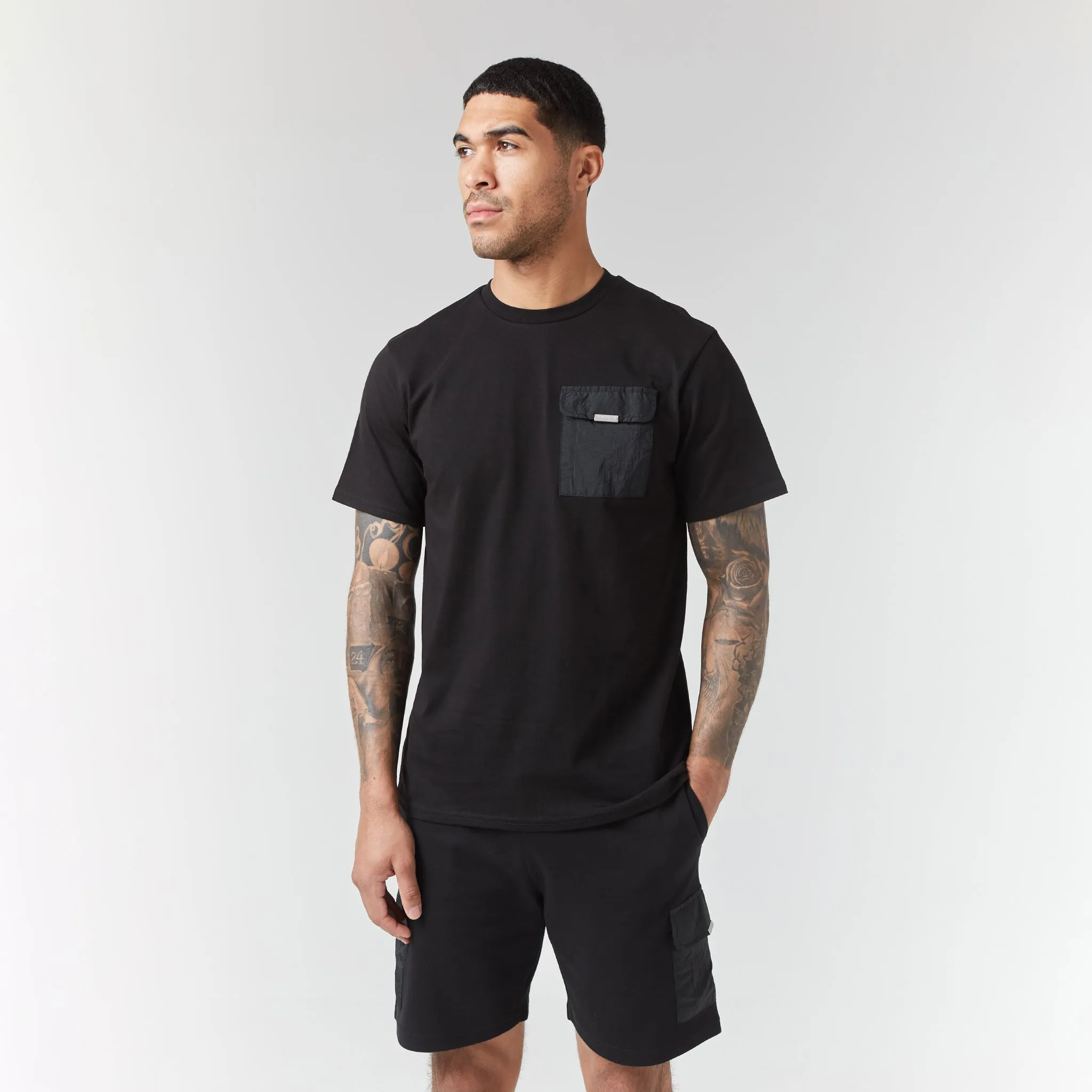 Premium Pocket Twinset | Black