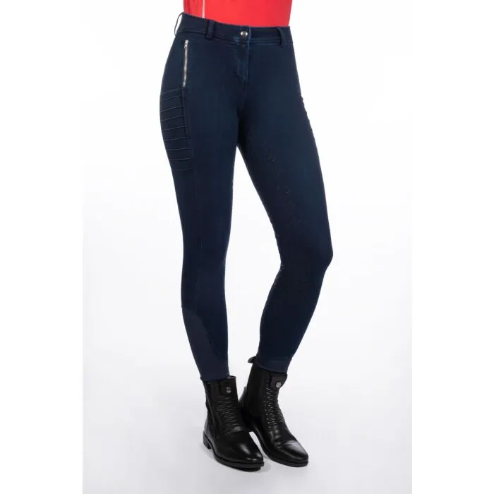 Riding breeches Aruba Denim silicone full seat