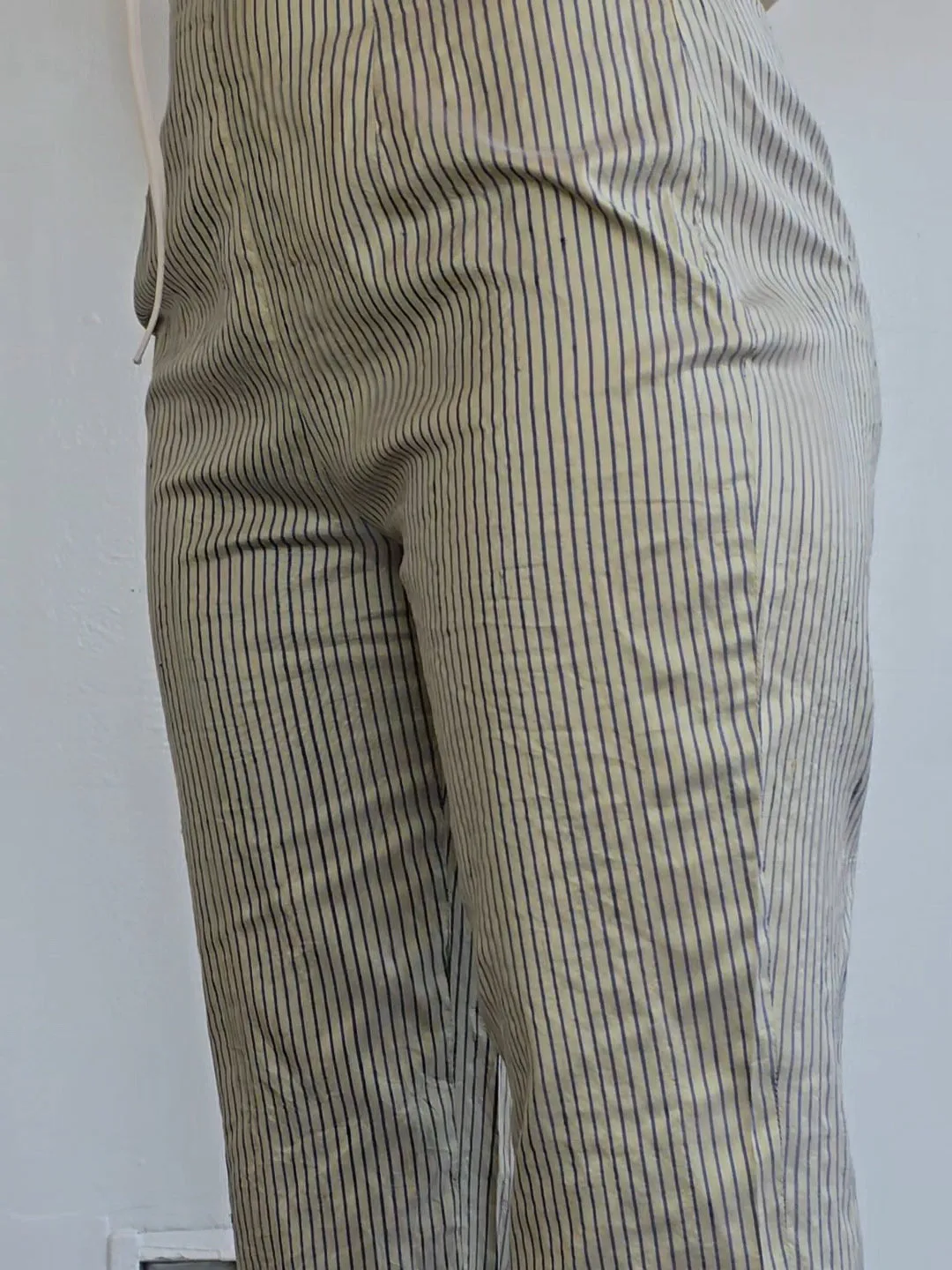 Romeo Gigli Silk Stripe Trouser (XS)