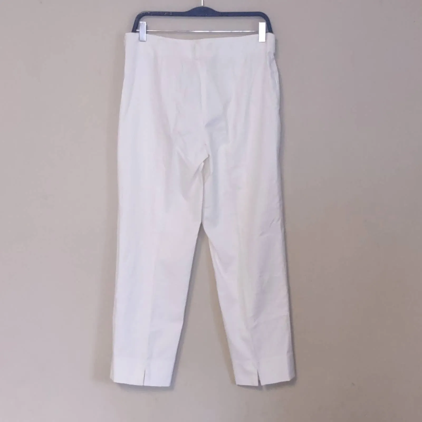 TALBOTS CHATHAM CROP PANTS - WHITE