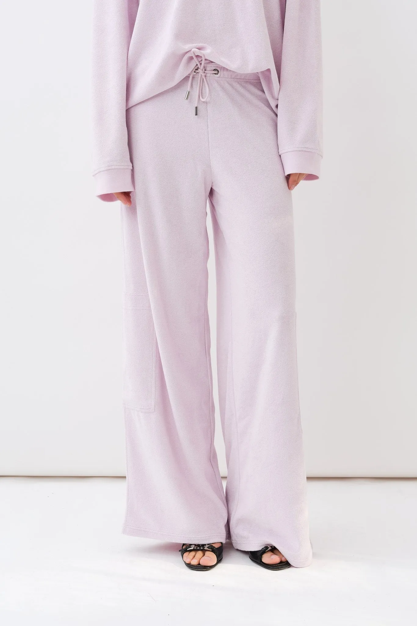 Terrycloth Pants — Strawberry Milk