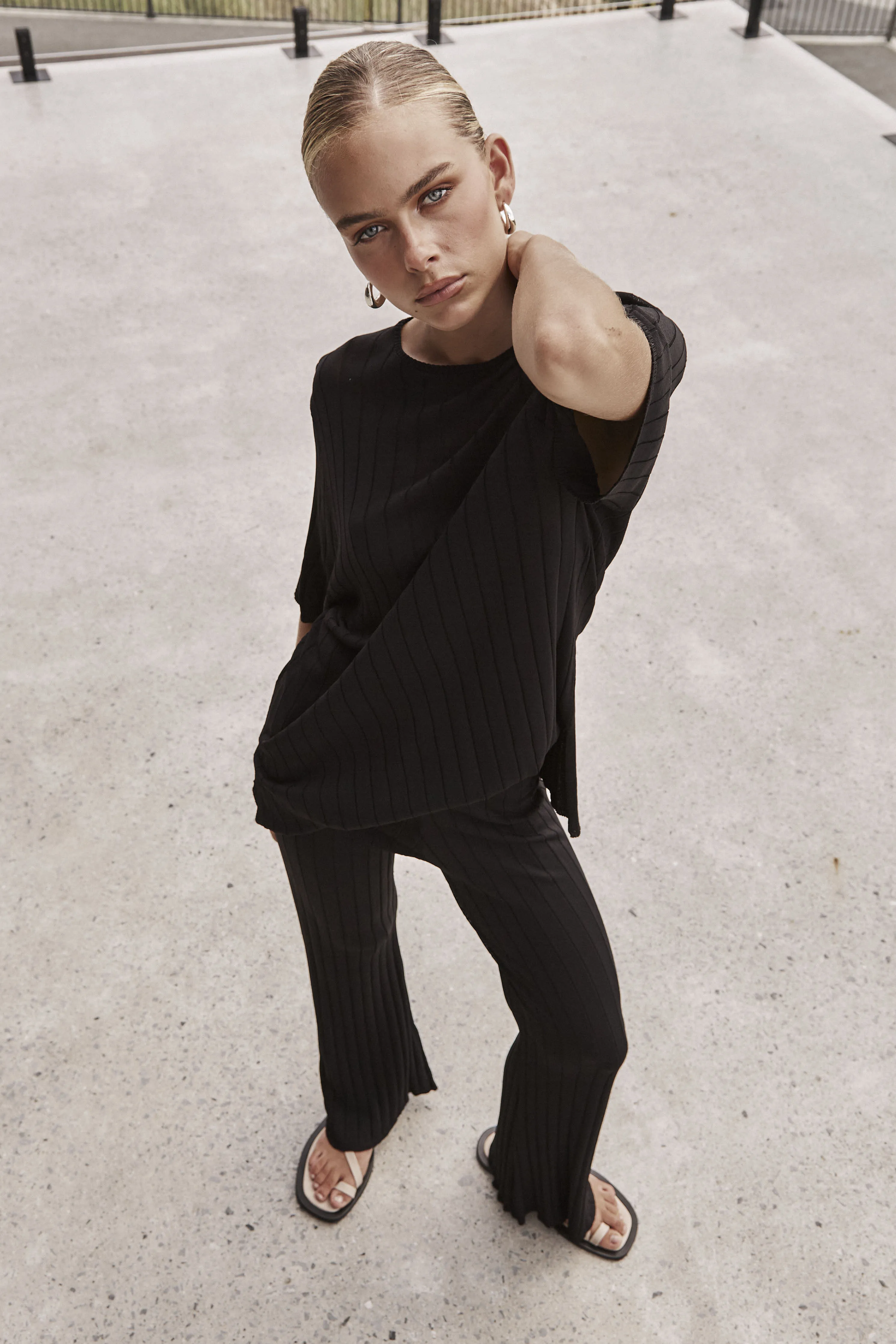 Venice Knit Pant (Black)