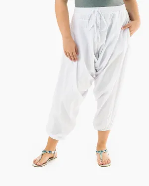 White Fall Savannah Harem Pants